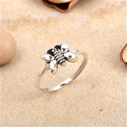 Sterling Silver Bee Ring
