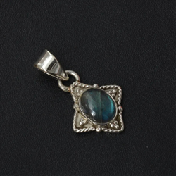 Natural Labradorite Pendant