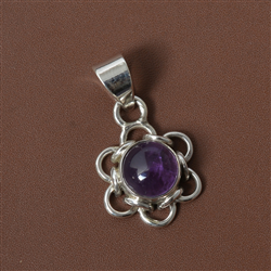 Oval Amethyst Pendant