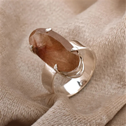 Rutilated Quartz Sterling Silver Ring