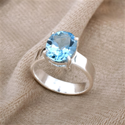 Blue Topaz Ring
