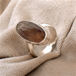 Rutilated Quartz Ring